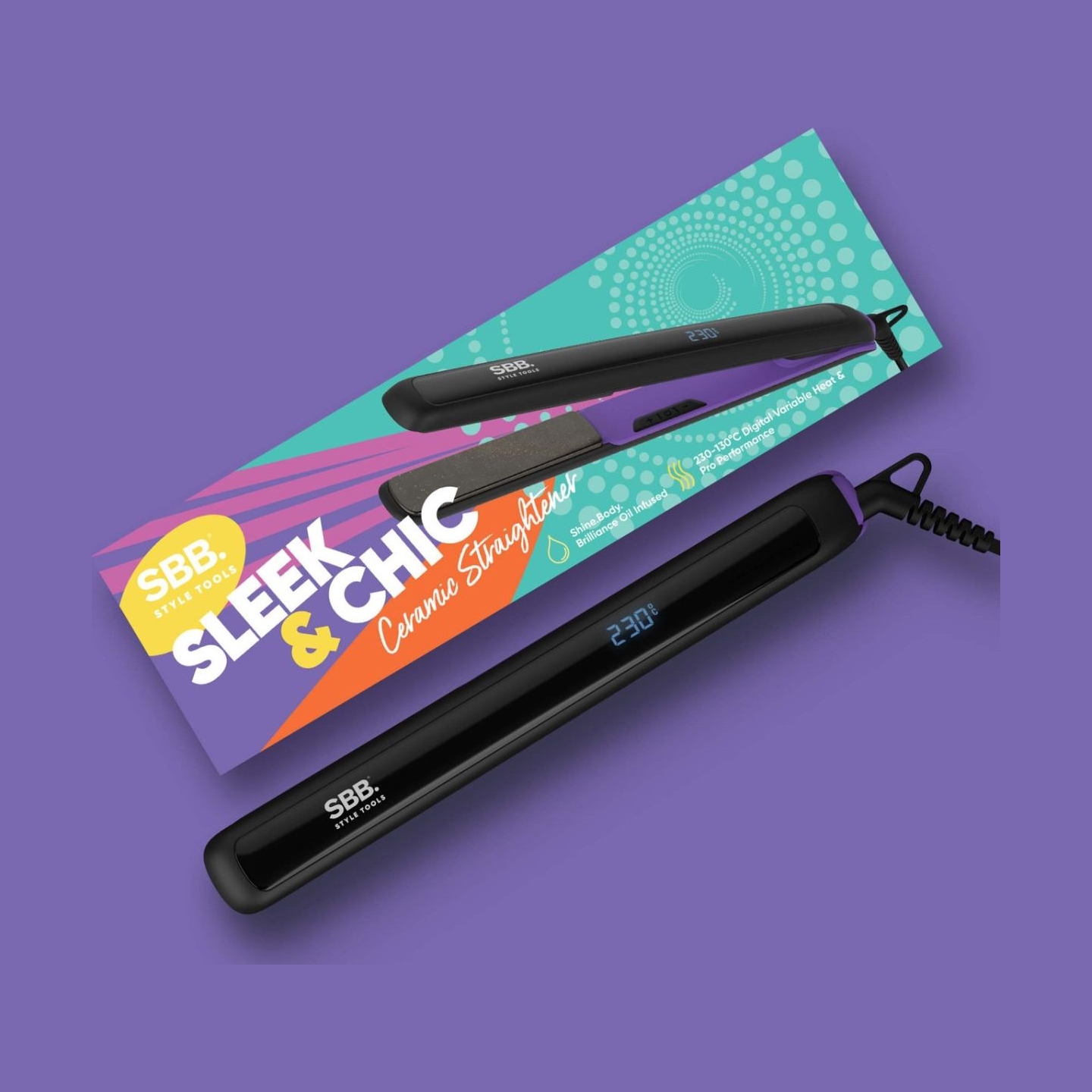 Sbb. SBST-1000-EU Full Size Digital Straightener