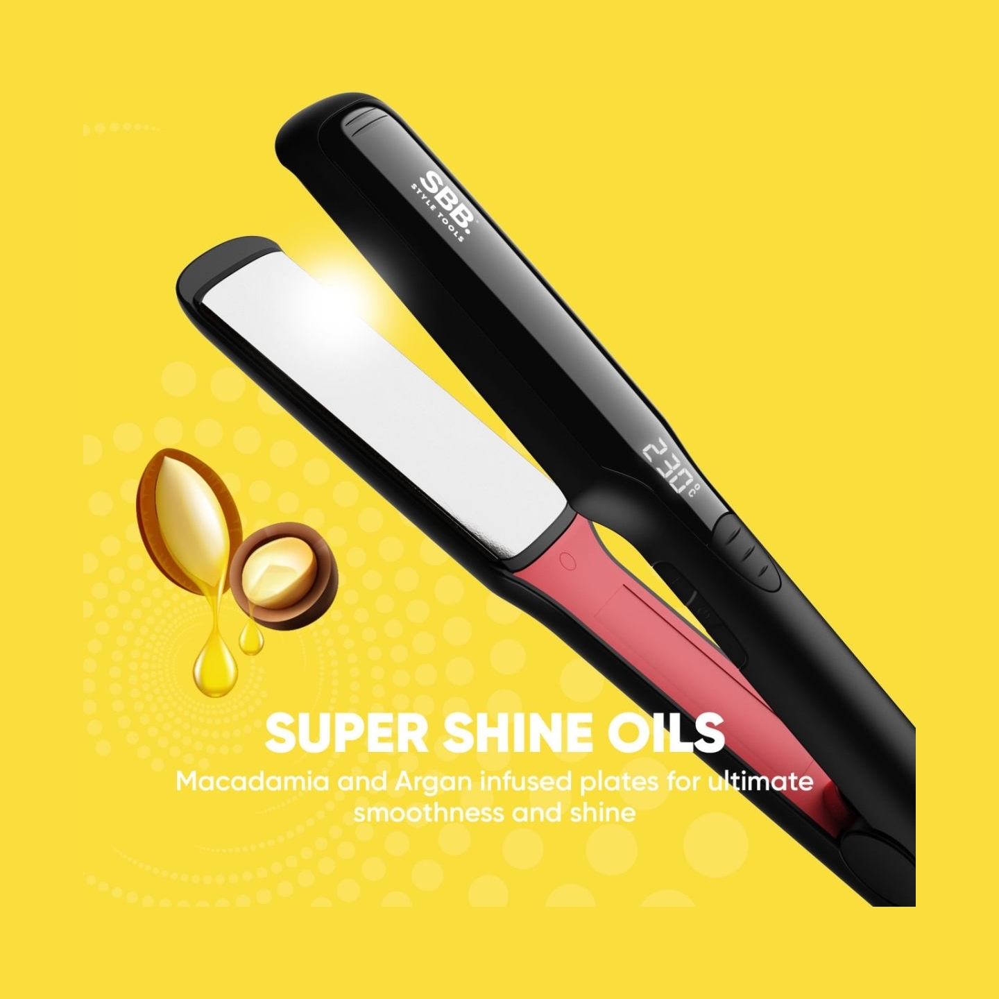 Sbb. SBST-2000-EU Straight Up Shine XL Ceramic Hair Straightener