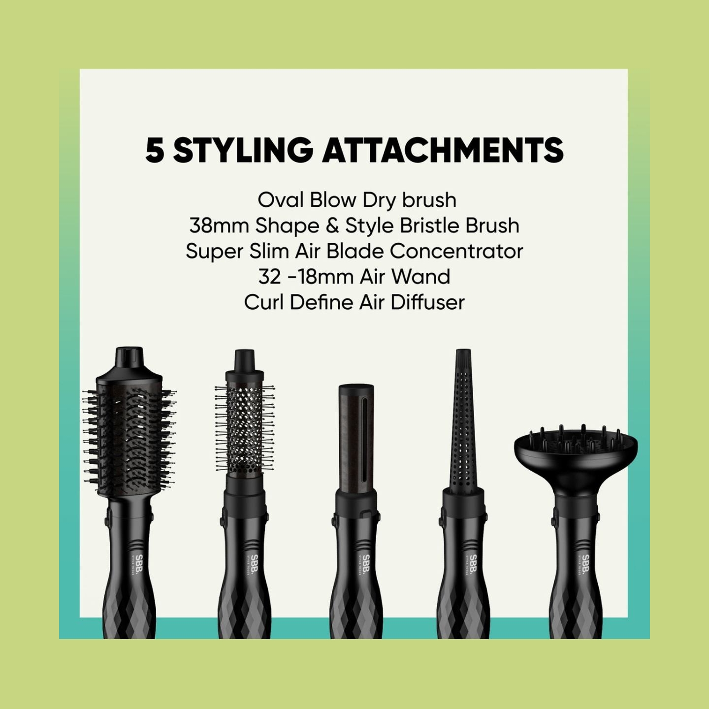 Sbb. SBDR-2850-EU 5 in 1 Blowdry and Style