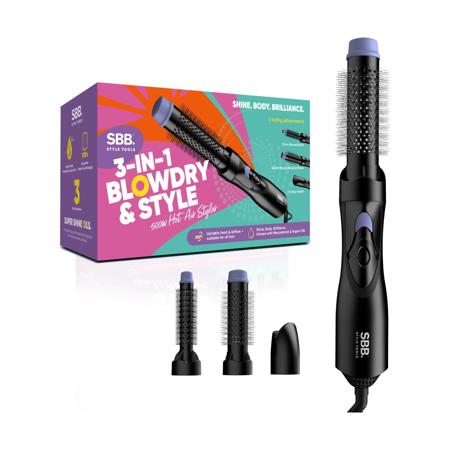 Sbb. SBDR-2000-EU Blow Dry Air Styler
