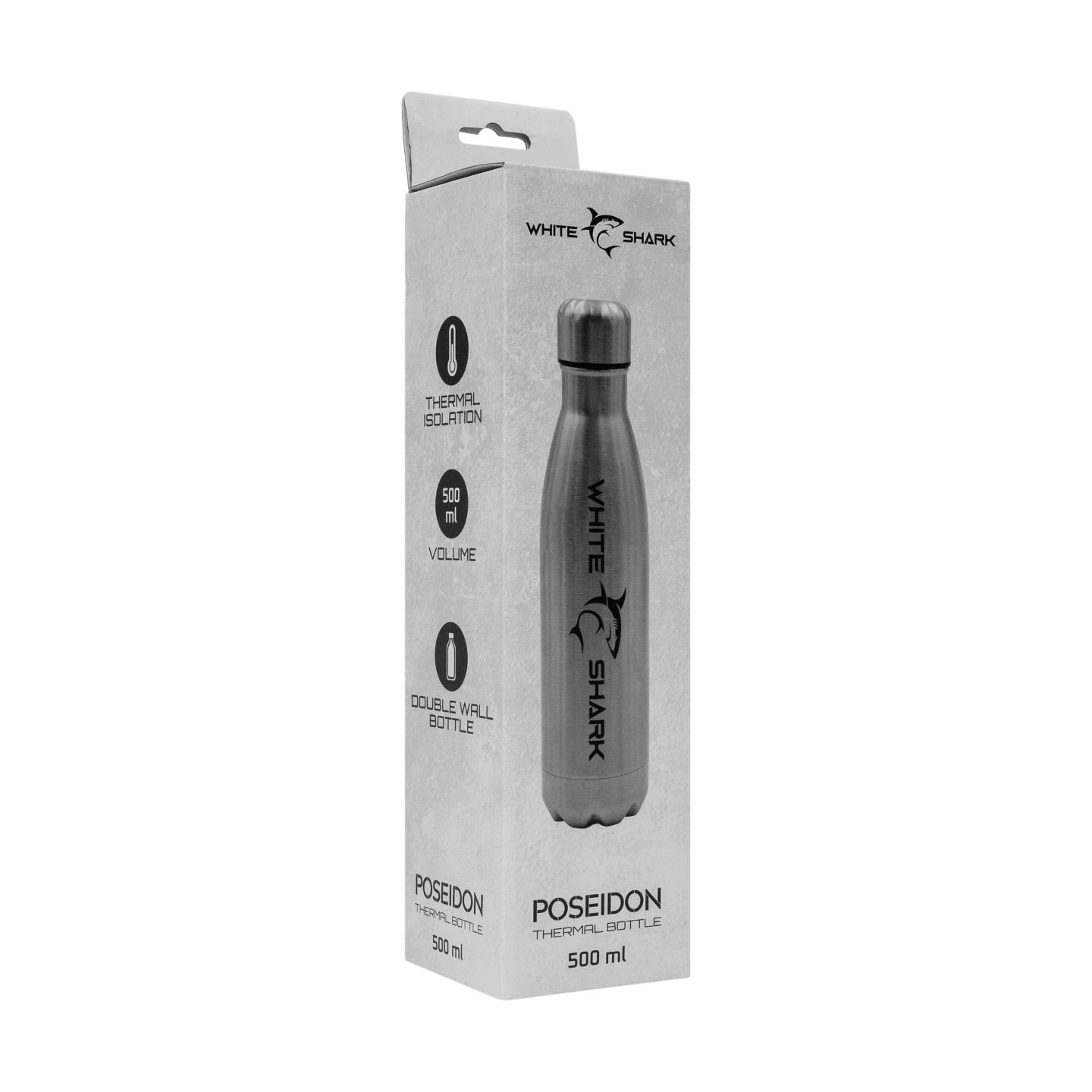 White Shark Poseidon water bottle 500ml