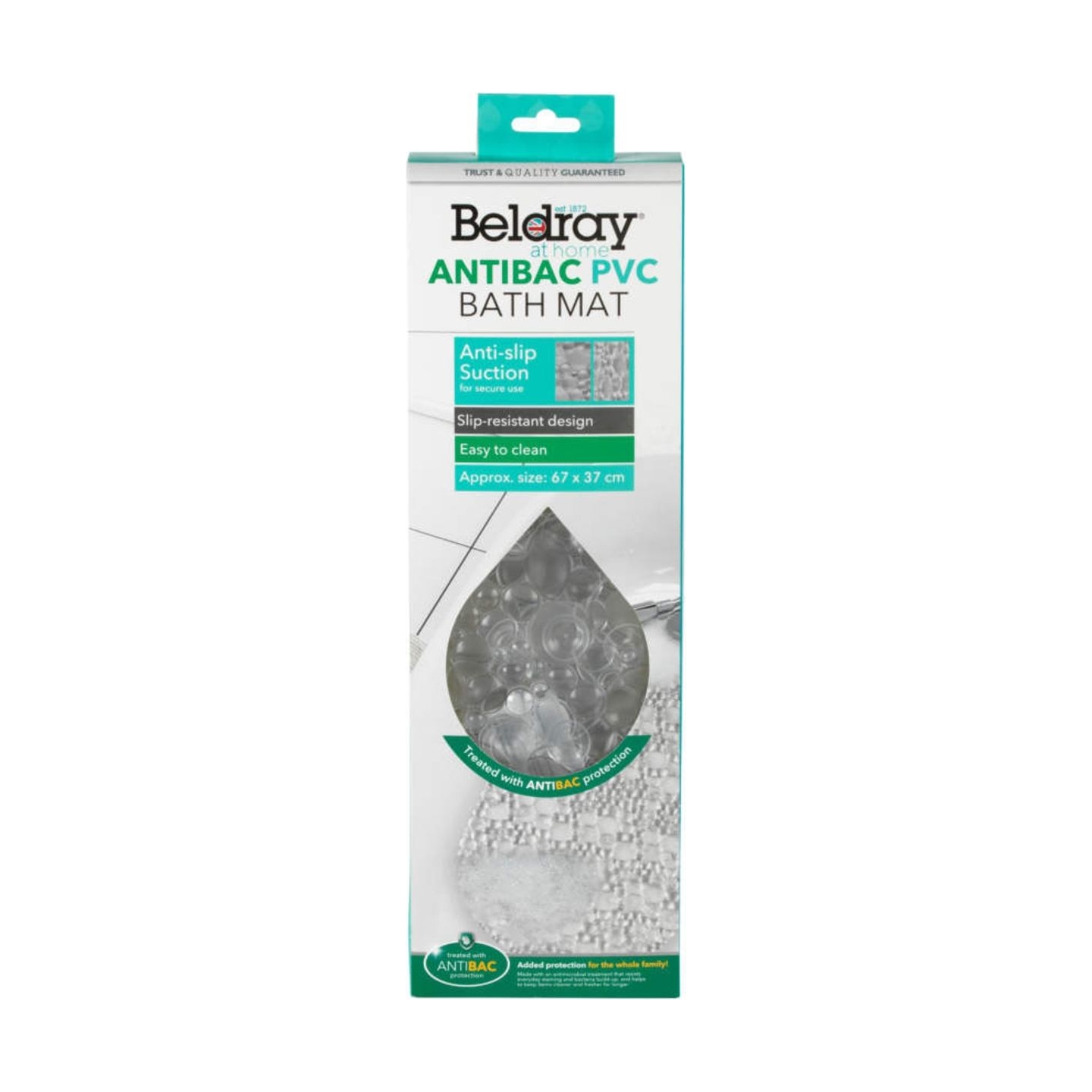 Beldray LA032678UFFEU7 Antibac PVC Bath Mat