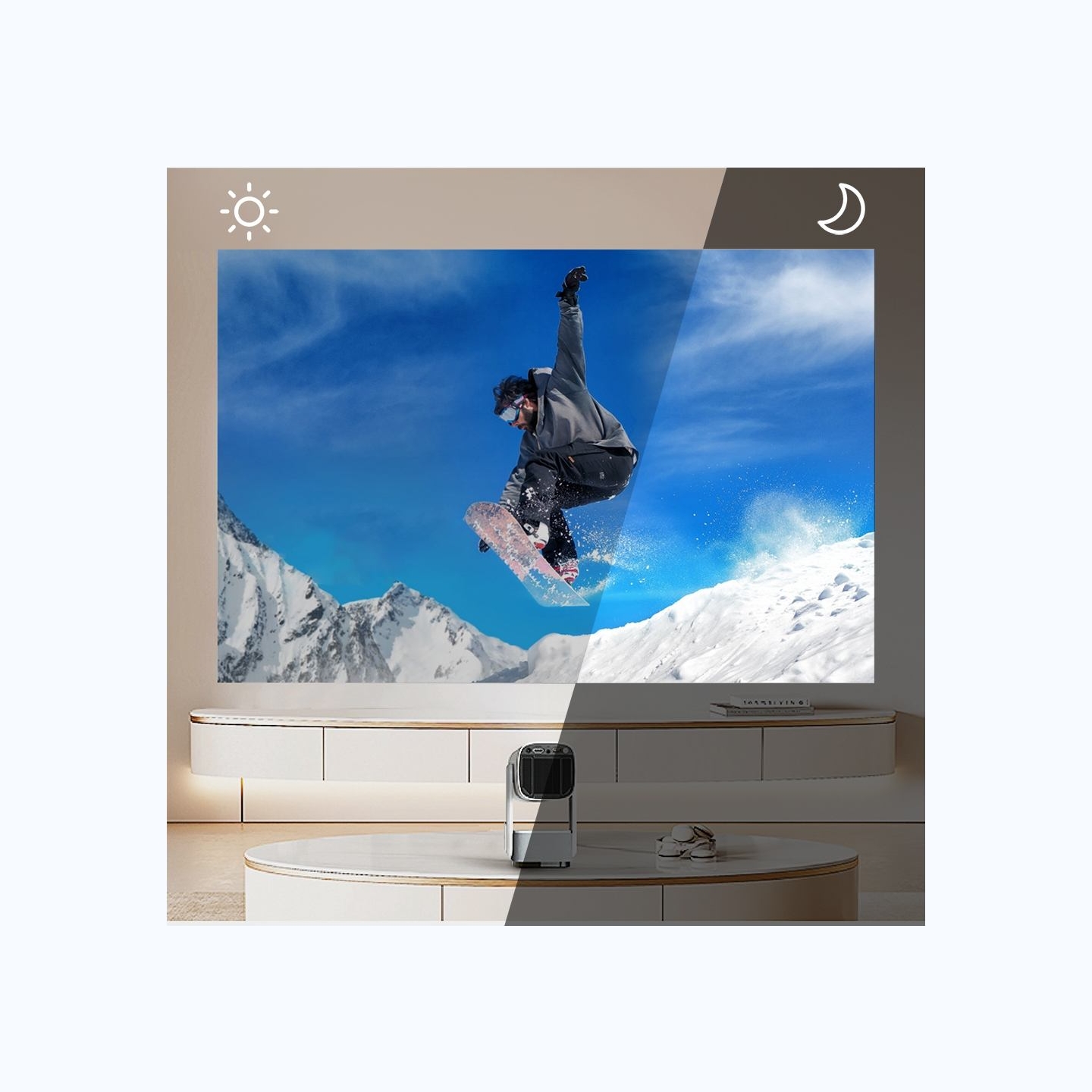 Manta PMA102M24 MultiVision Portable Smart Projector