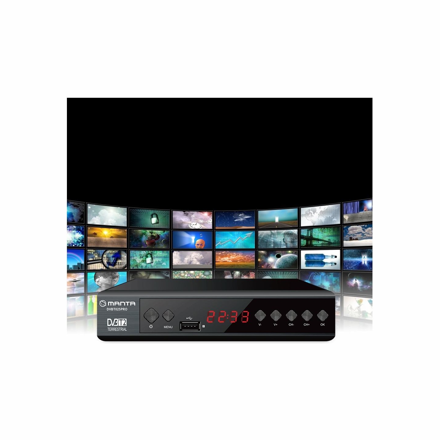 Manta DVBT025PRO DVBT-T2