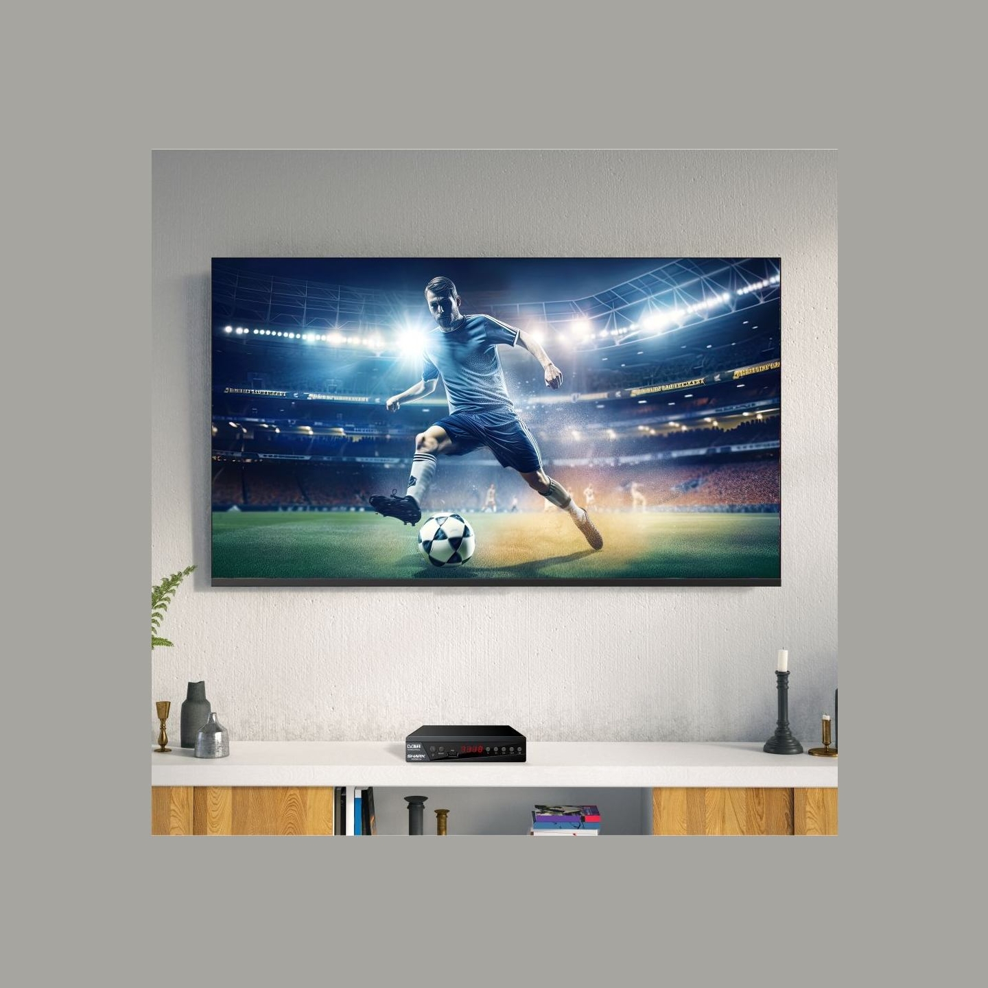 Manta DVBT005-SH Tuner for TV DVBT-T2/HEVC SHARK