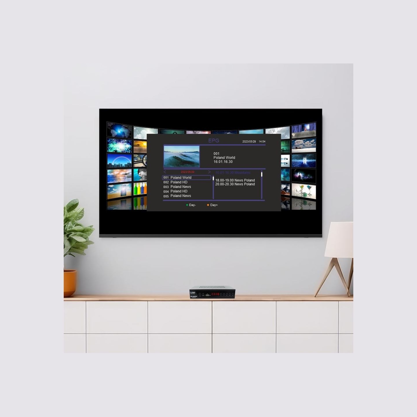 Manta DVBT005-SH Tuner for TV DVBT-T2/HEVC SHARK