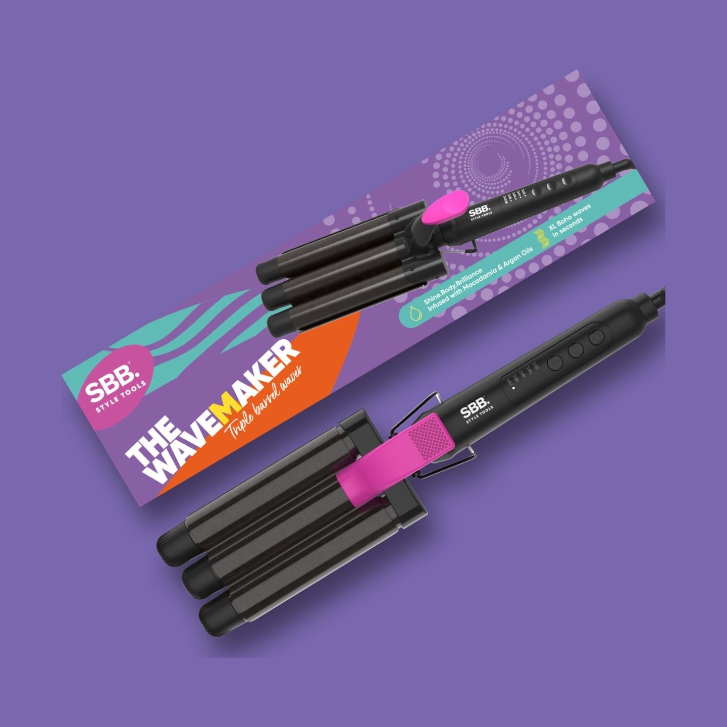 Sbb. SBWV-2000-EU Wavemaker Triple Barrel Waver