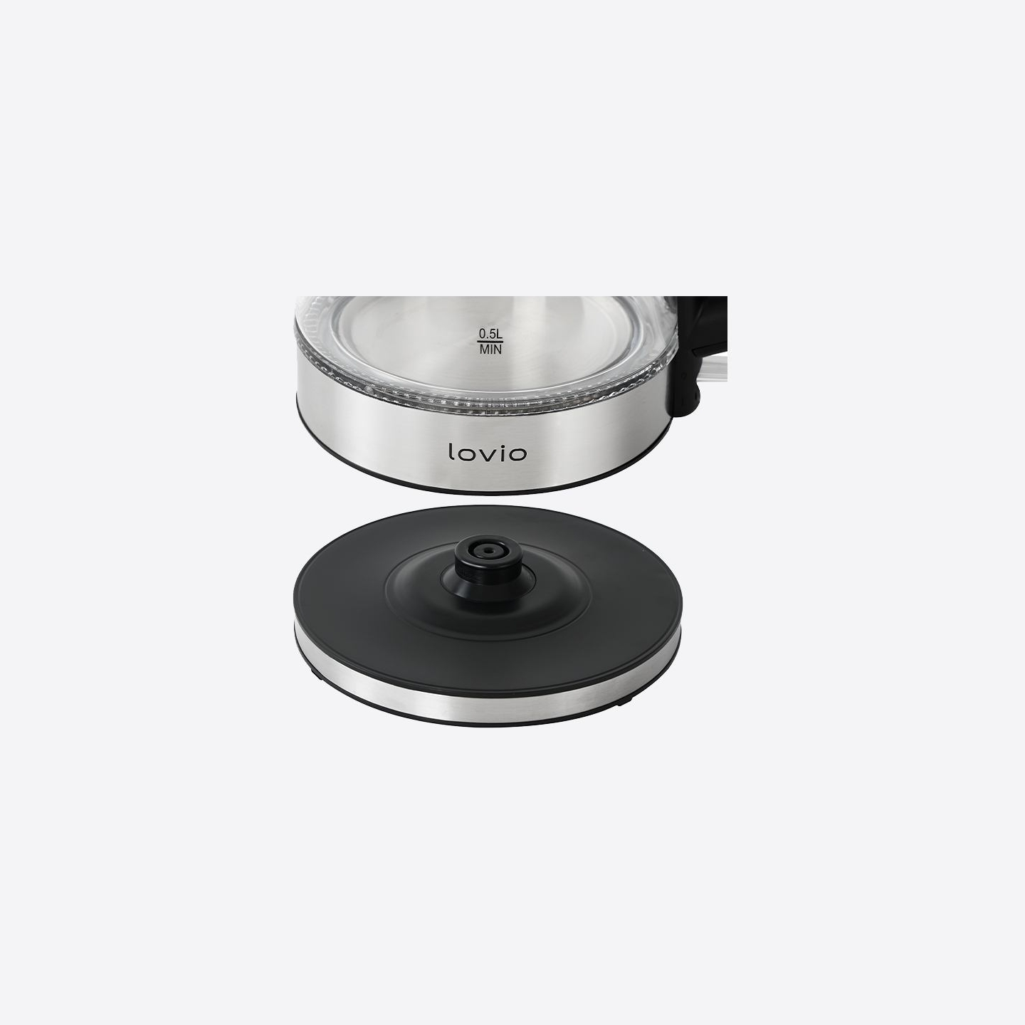 Lovio LVGEK001 Glass Electric Kettle