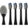 Lovio LVTB124BK-HM SonicProtect PRO Toothbrush Heads Medium Black