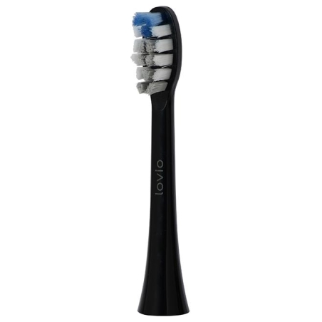 Lovio LVTB124BK-HM SonicProtect PRO Toothbrush Heads Medium Black
