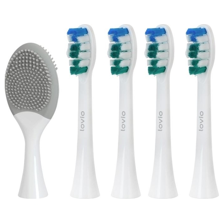 Lovio LVTB124WH-HS SonicProtect PRO Toothbrush Heads Soft White