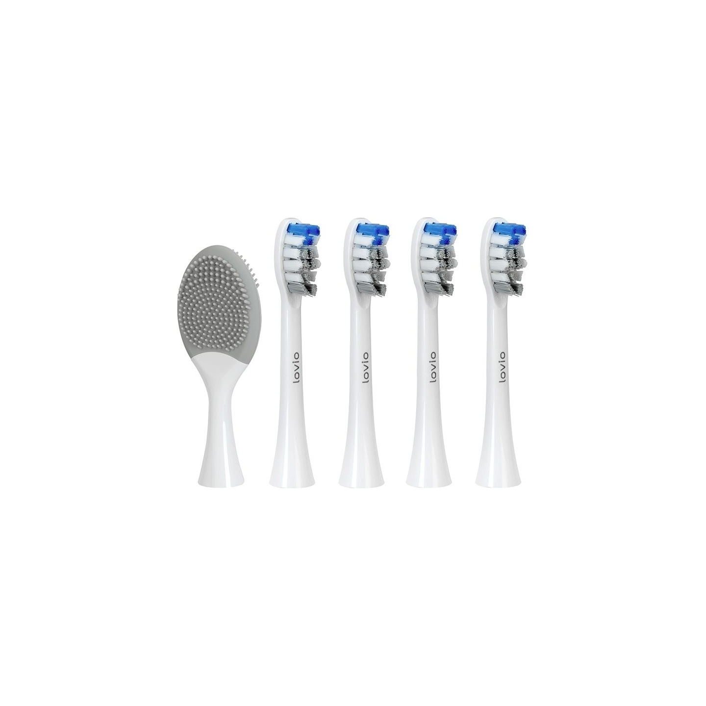 Lovio LVTB124WH-HM SonicProtect PRO Toothbrush Heads Medium White