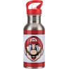 Paladone Super Mario Metal Water Bottle with Straw