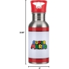 Paladone Super Mario Metal Water Bottle with Straw