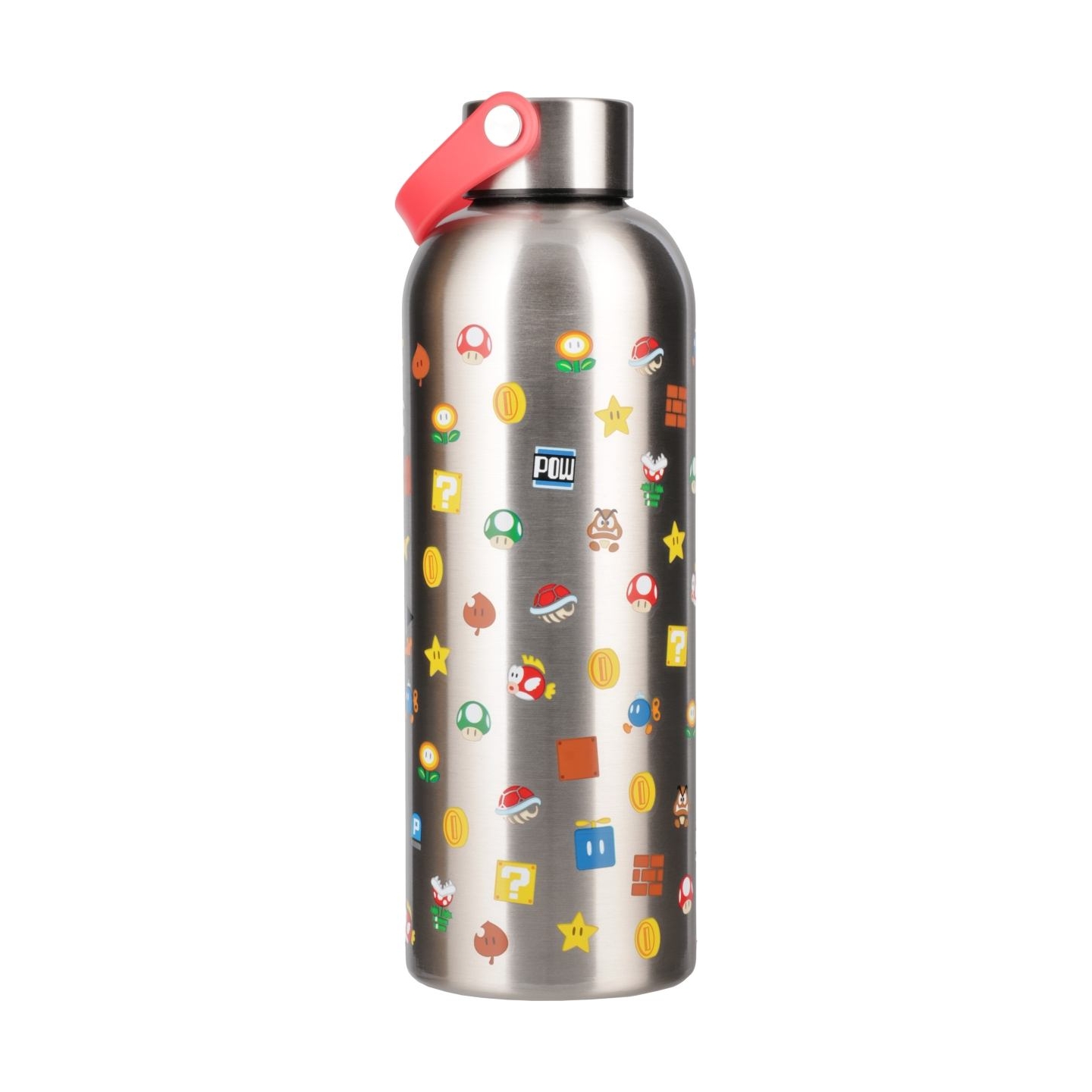 Paladone Super Mario Metal Water Bottle whit Carry Loop