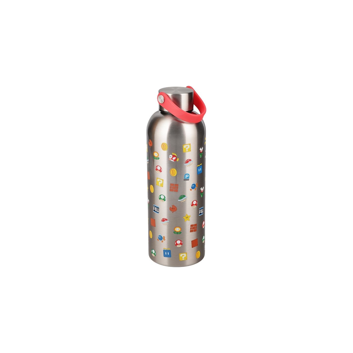 Paladone Super Mario Metal Water Bottle whit Carry Loop