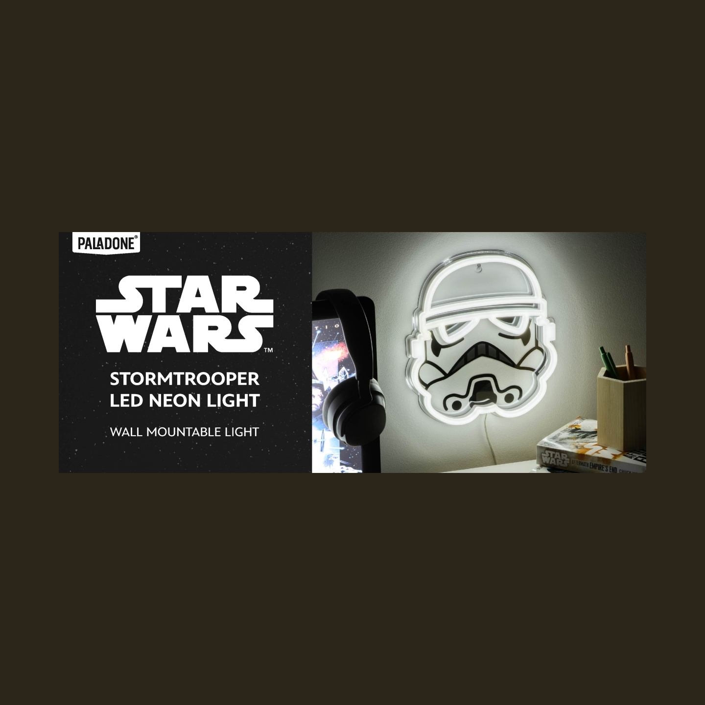 Paladone Star Wars Stormtrooper Wall Mountable LED Neon Light