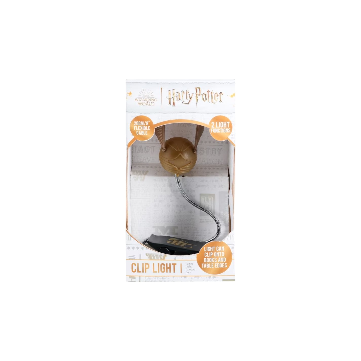 Paladone Harry Potter Golden Snitch Clip Light