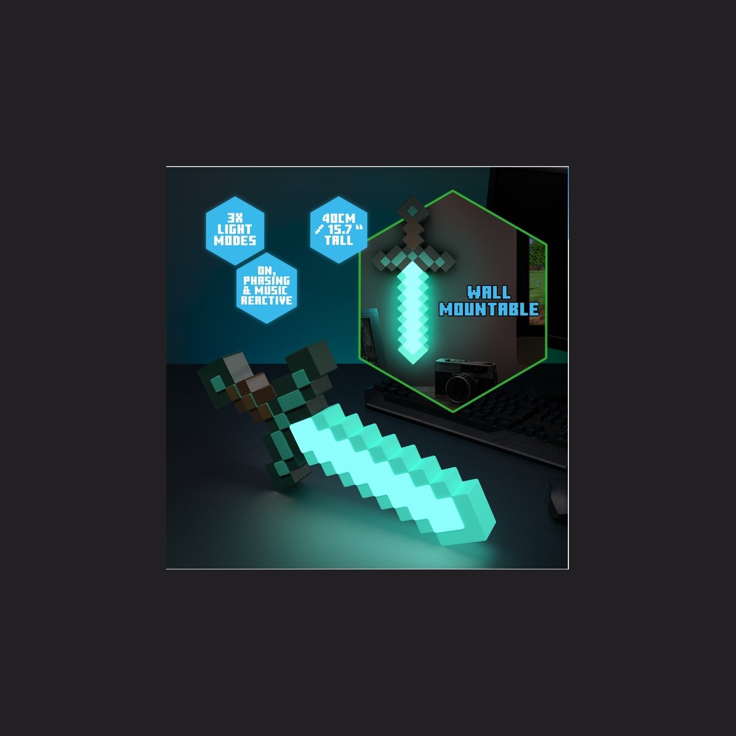 Paladone Minecraft Diamond Sword Light