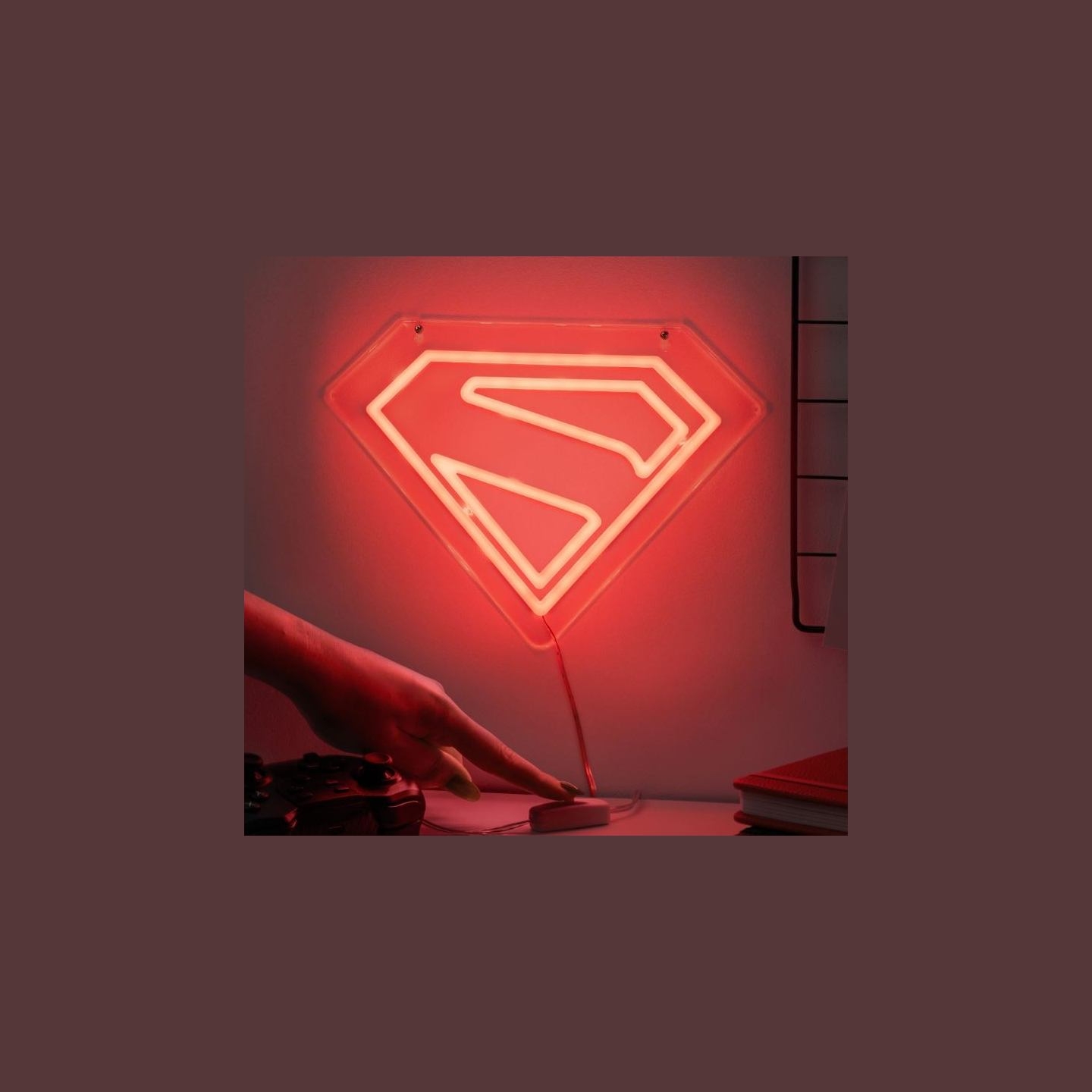 Paladone Marvel Superman Wall Mountable LED Neon Light