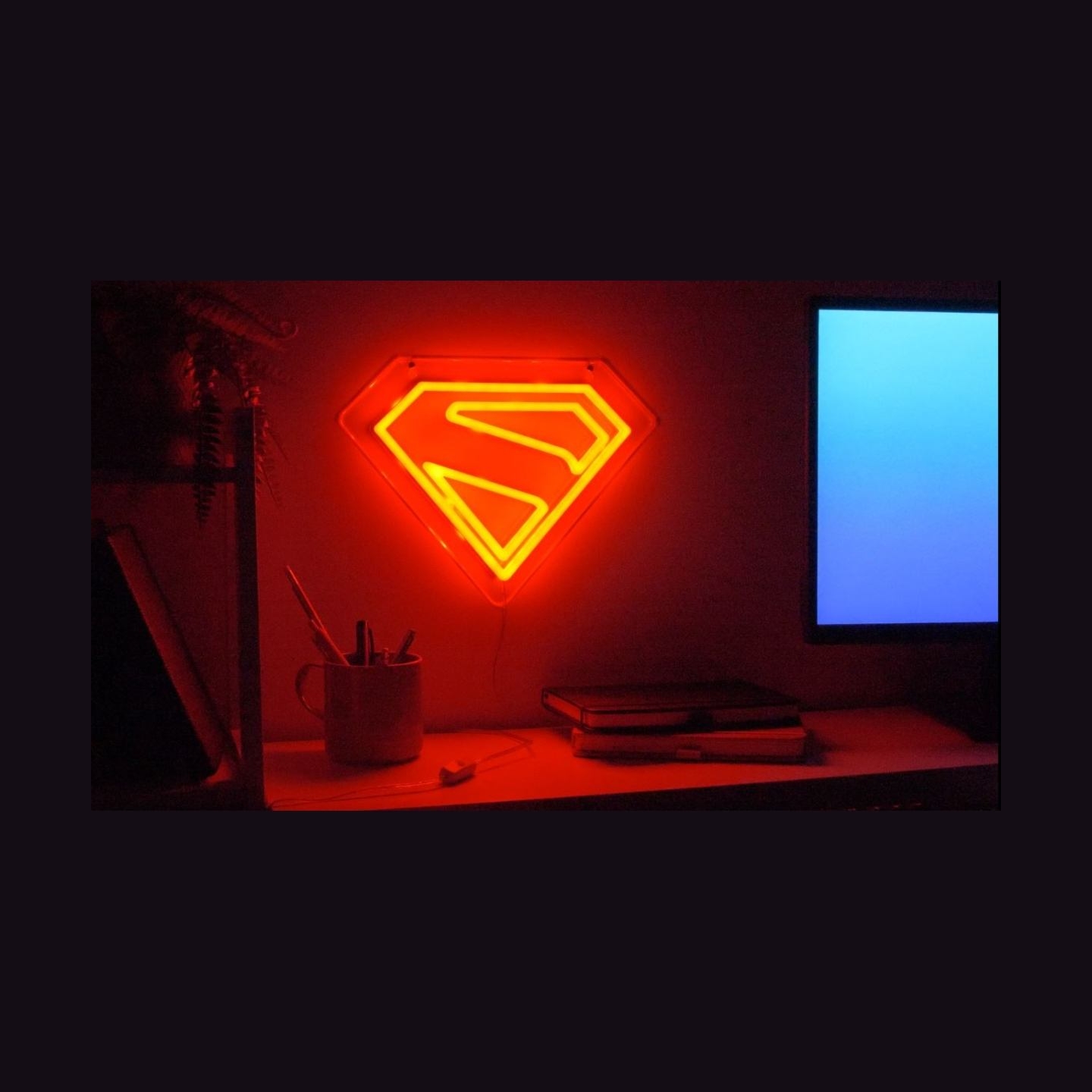 Paladone Marvel Superman Wall Mountable LED Neon Light