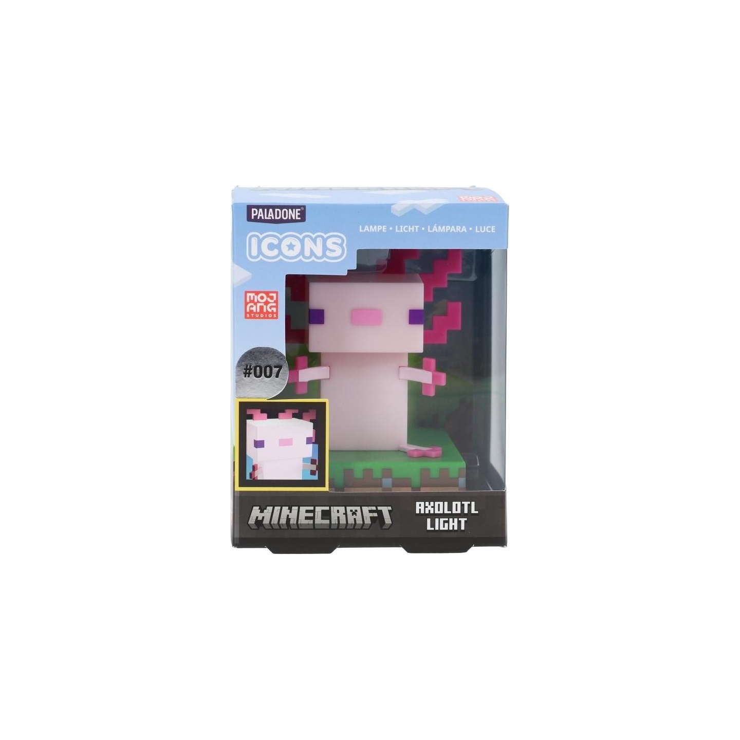 Paladone Minecraft Axolotl Icon Light
