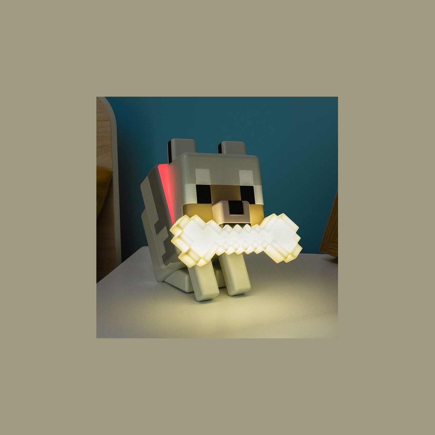 Paladone Minecraft Wolf GloBuddies Light