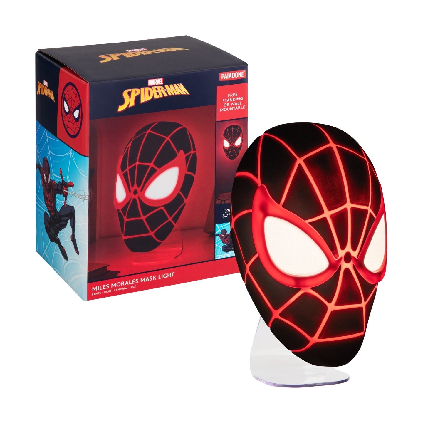 Paladone Spiderman Miles Morales Mask Light