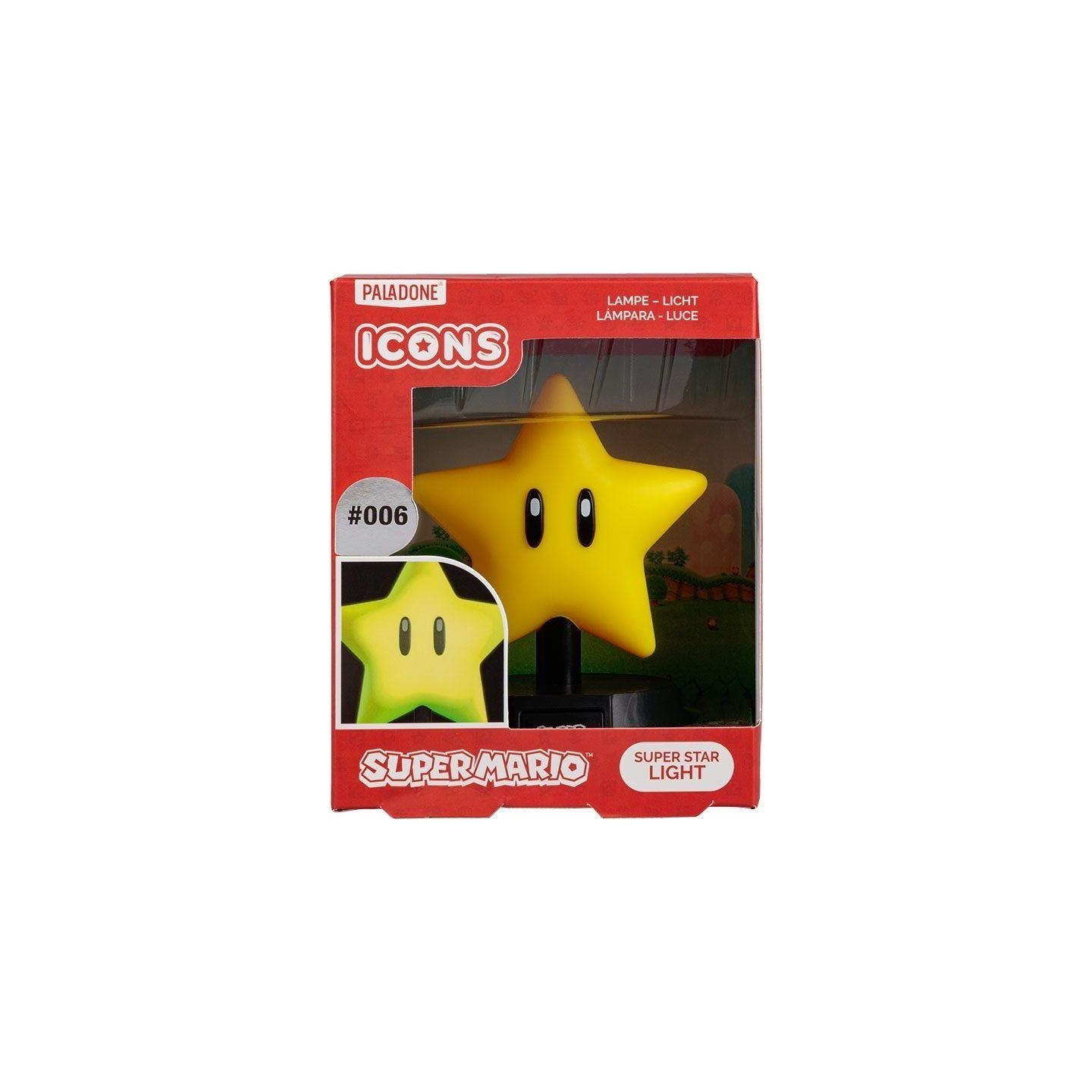 Paladone Super Mario Super Star Icon Light