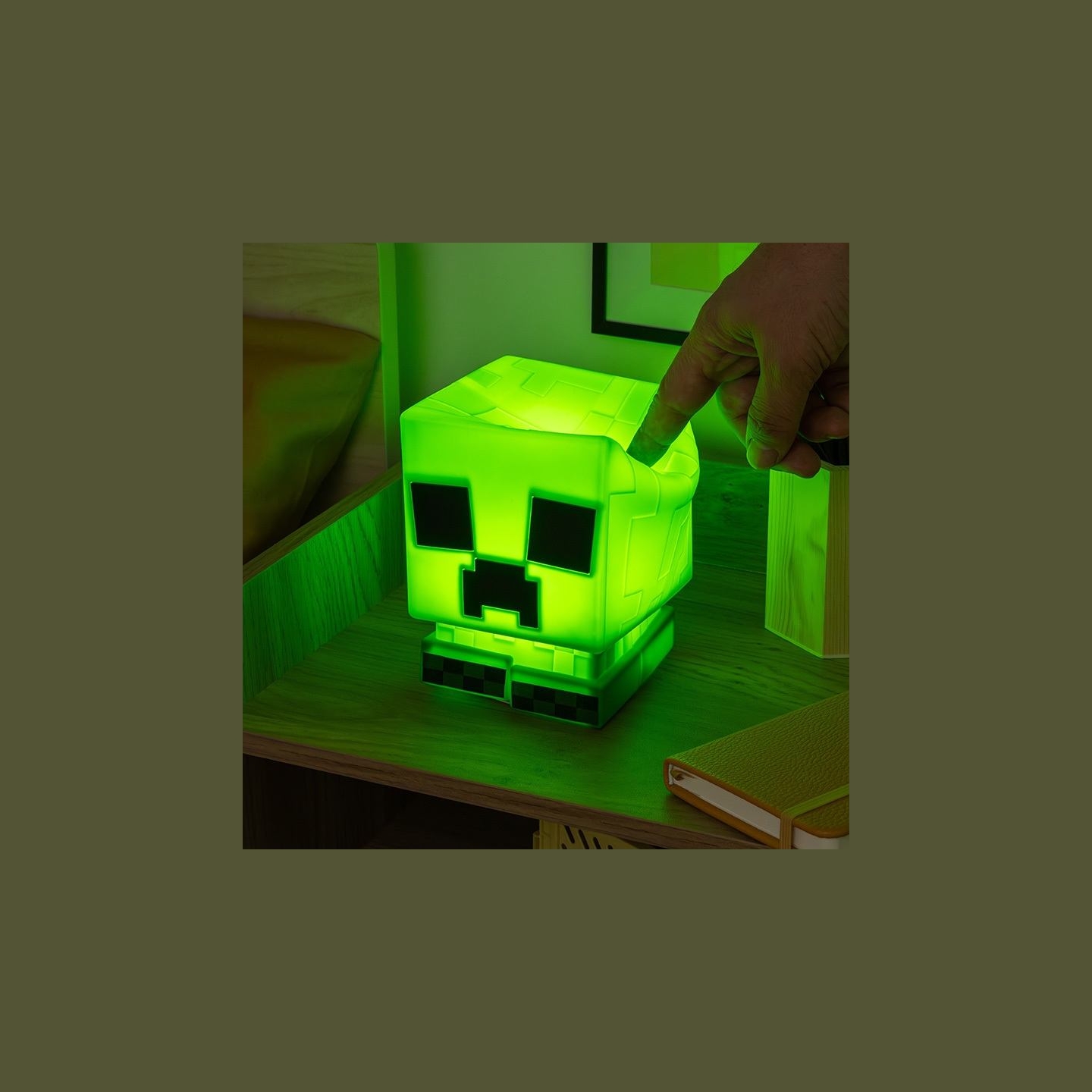 Paladone Minecraft Creeper SquishyGlo Silicone Light Rechargeable