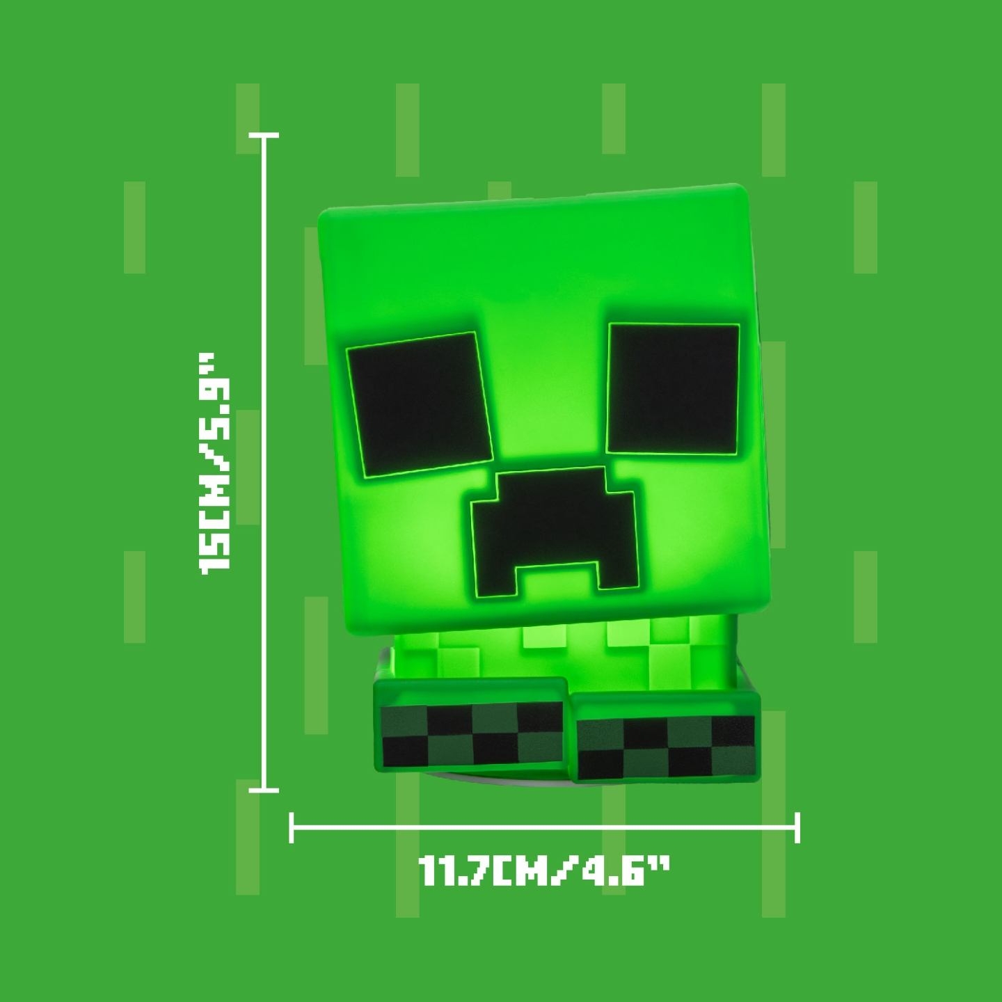 Paladone Minecraft Creeper SquishyGlo Silicone Light Rechargeable