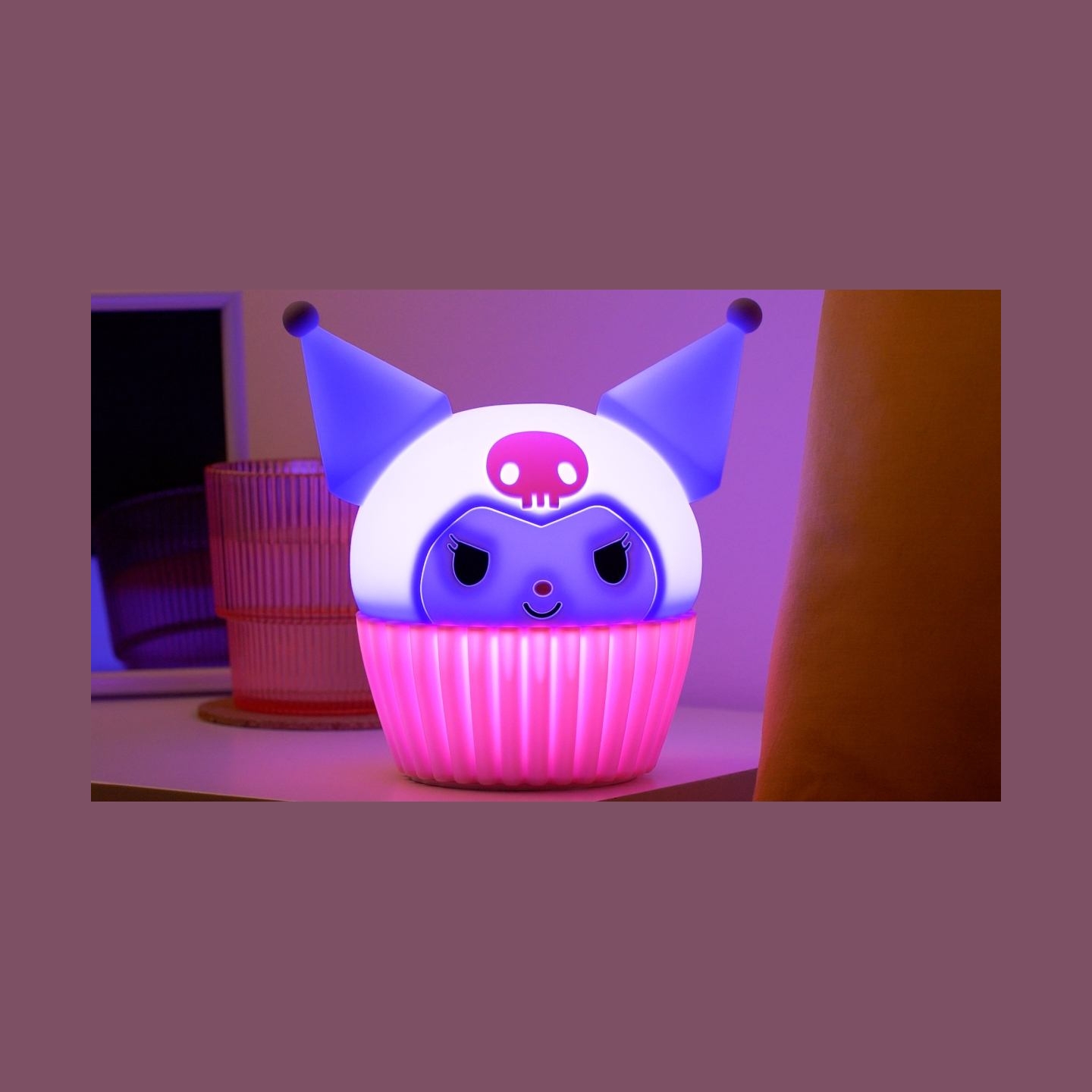 Paladone Kuromi SquishyGlo Silicone Light rechargeable