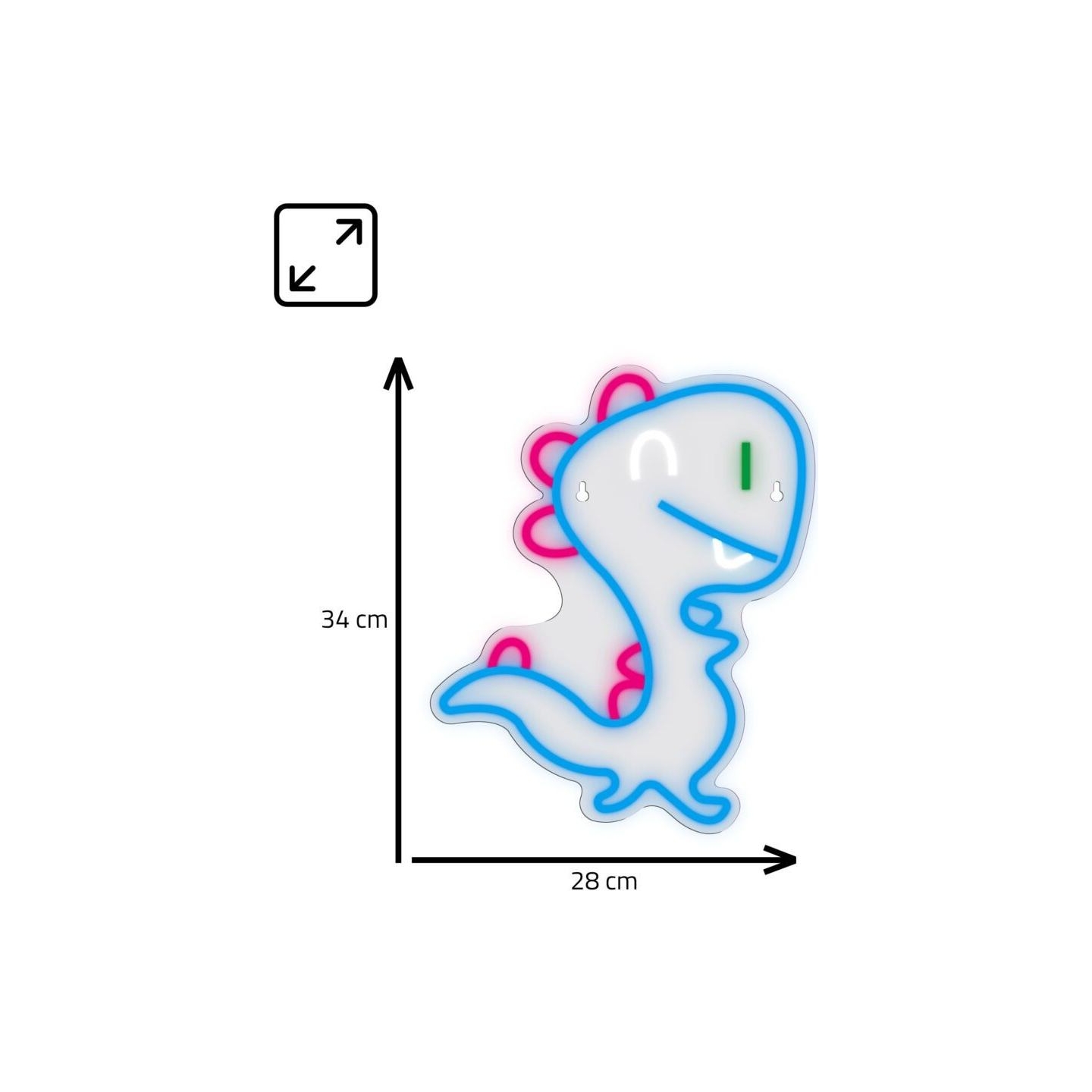 Manta SNL56MT Style Neon Lights DINOSAUR