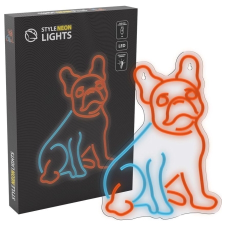 Manta SNL68MT Style Neon Lights FRENCH BULLDOG Multicolor
