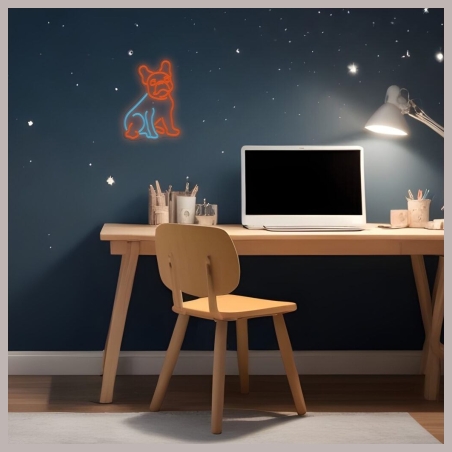 Manta SNL68MT Style Neon Lights FRENCH BULLDOG Multicolor