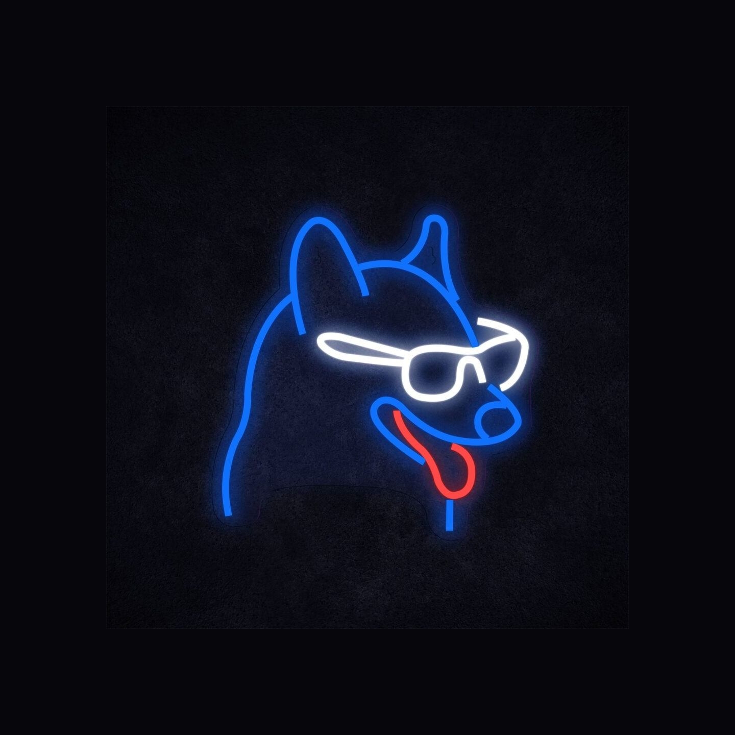 Manta SNL69MT Style Neon Lights DOG  WITH GLASSES