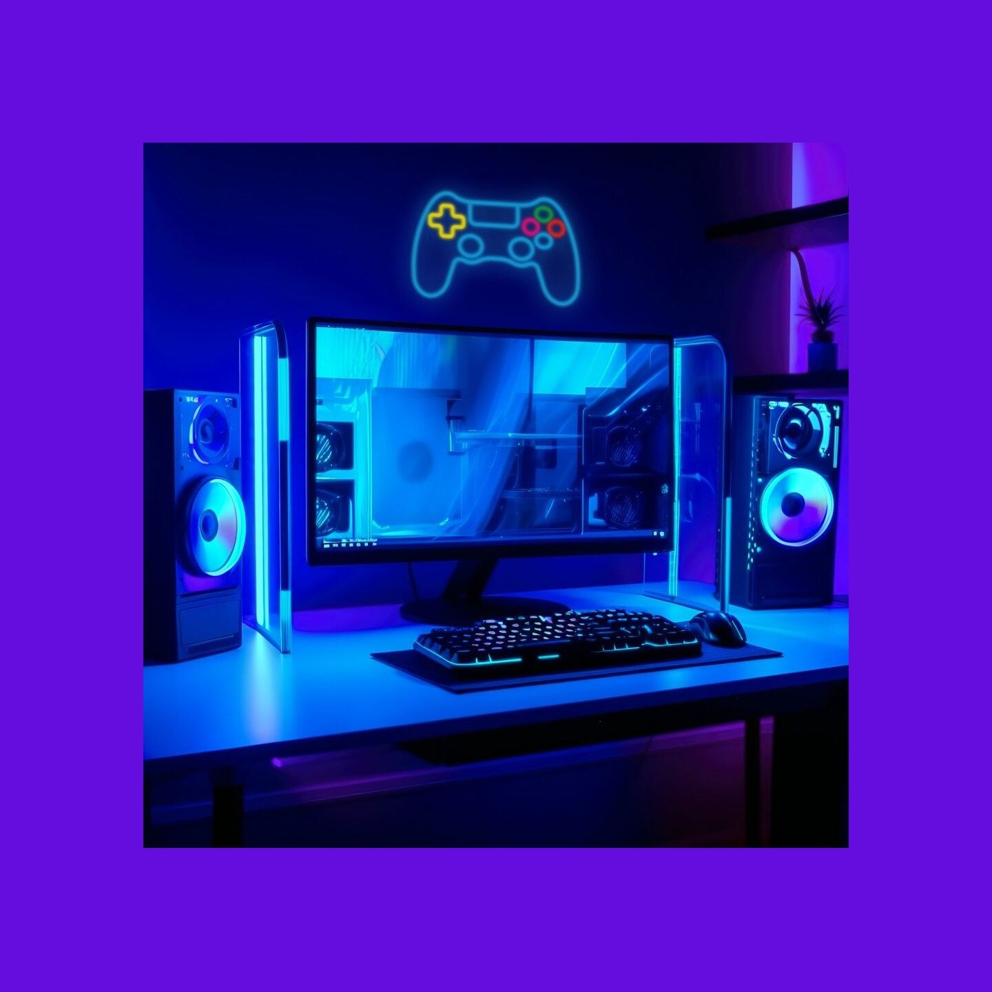 Manta SNL63MT Style Neon Lights  GAMEPAD