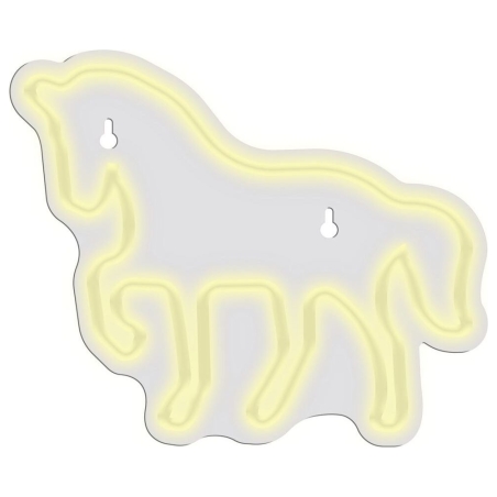 Manta SNL103WH Style Neon Lights HORSE White