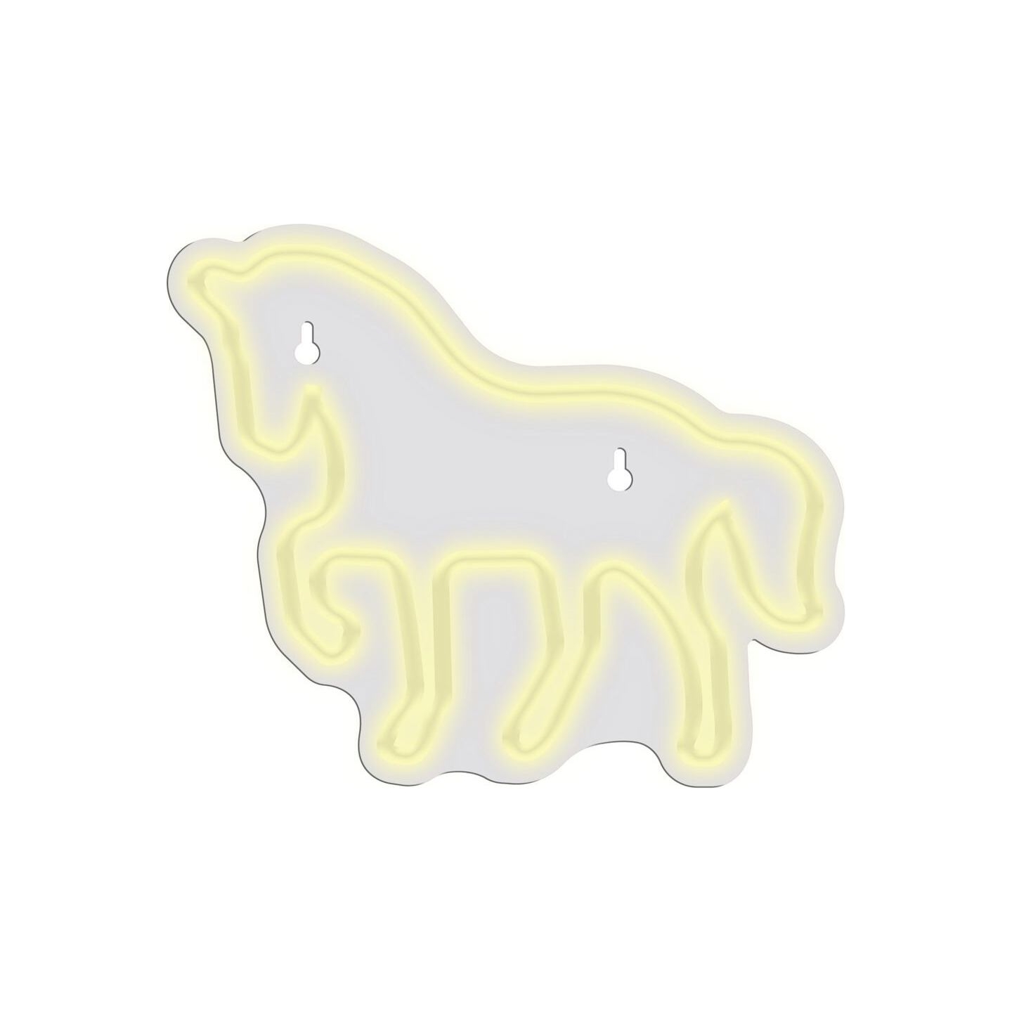 Manta SNL103WH Style Neon Lights HORSE  White