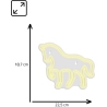 Manta SNL103WH Style Neon Lights HORSE  White