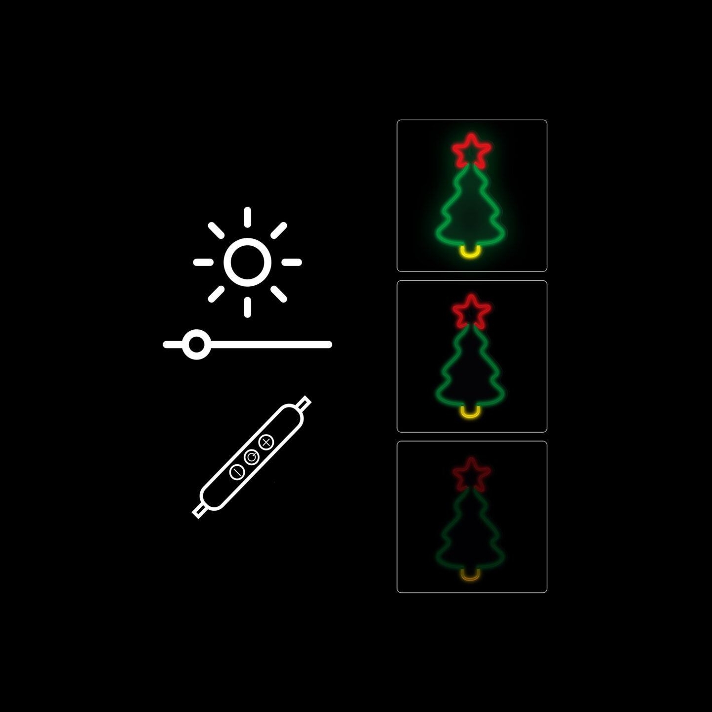 Manta SNL106MT Style Neon Lights CHRISTMAS TREE
