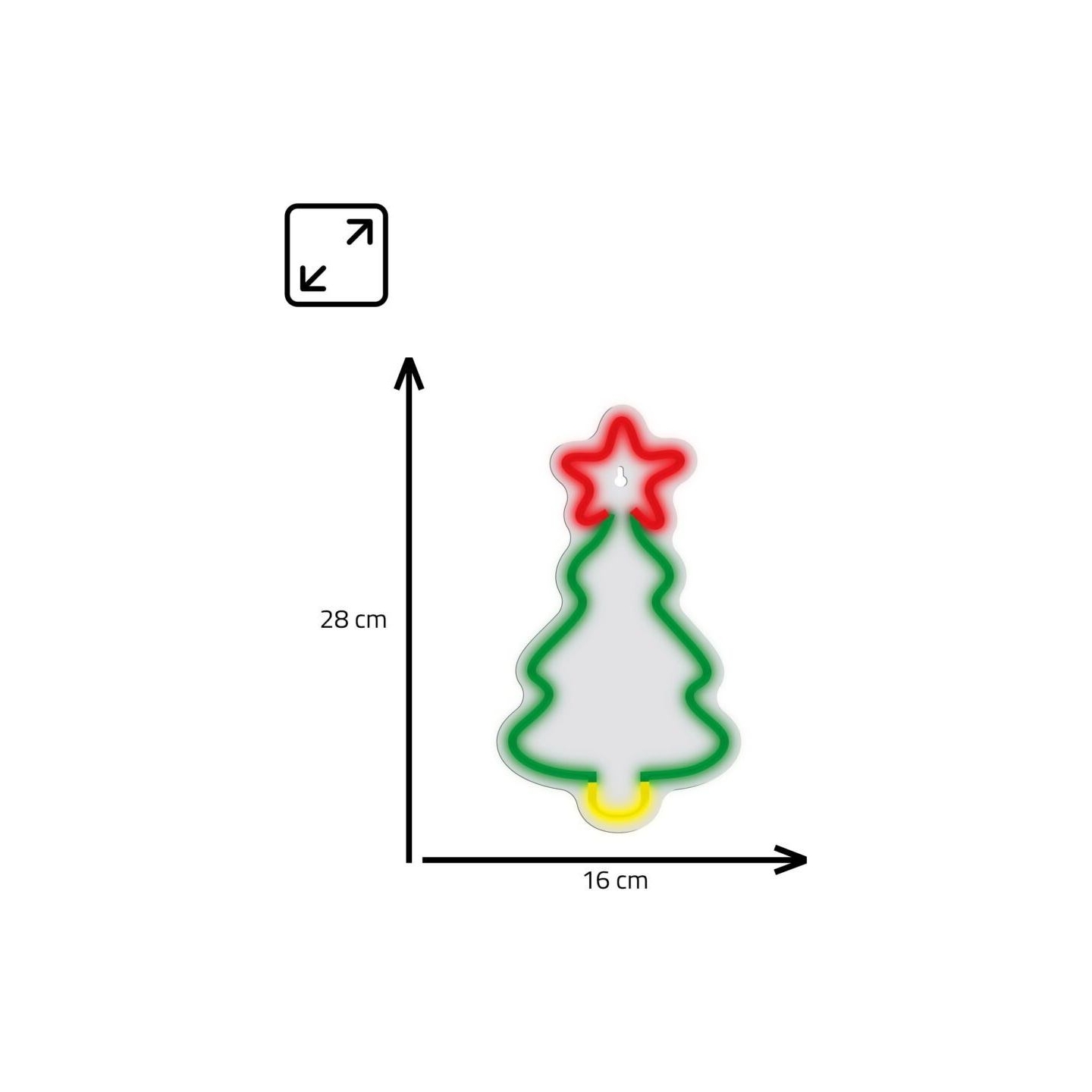 Manta SNL106MT Style Neon Lights CHRISTMAS TREE