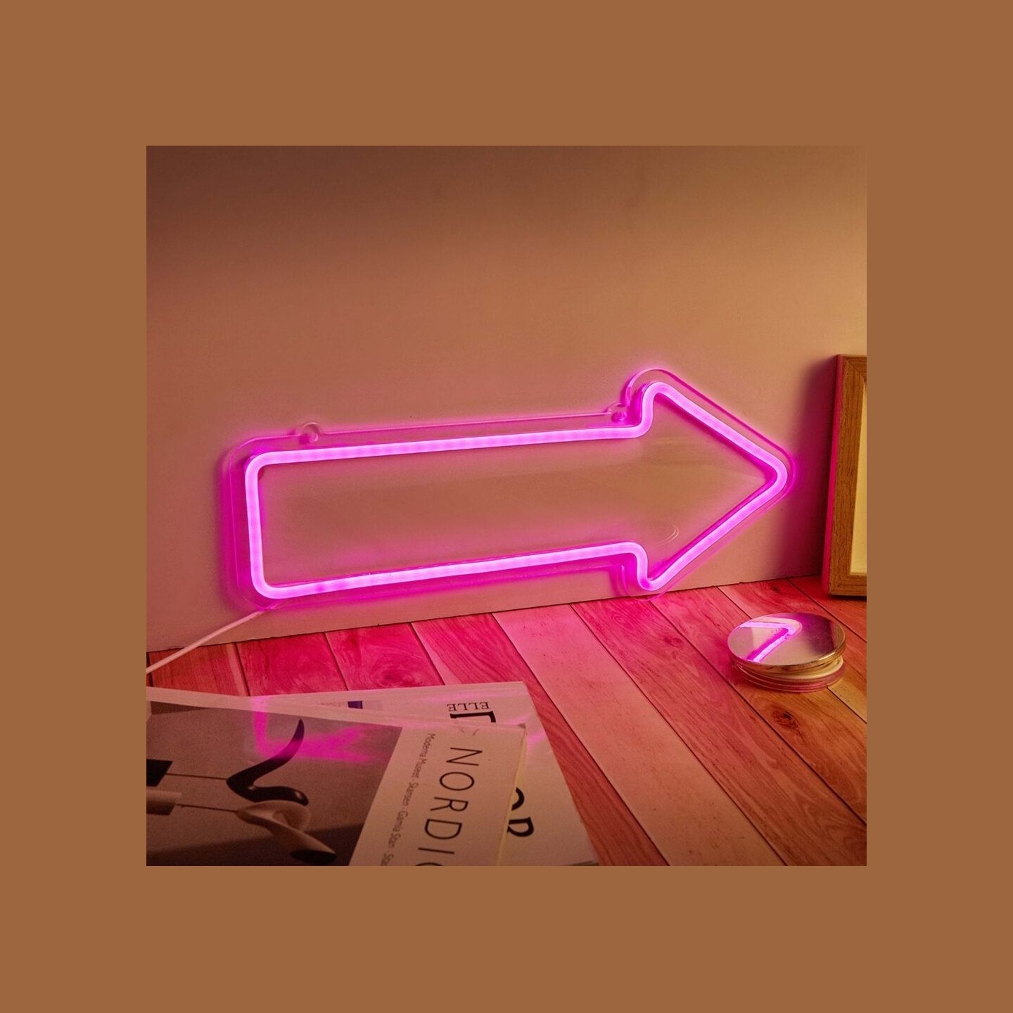Manta SNL107PK Style Neon Lights ARROW  pink