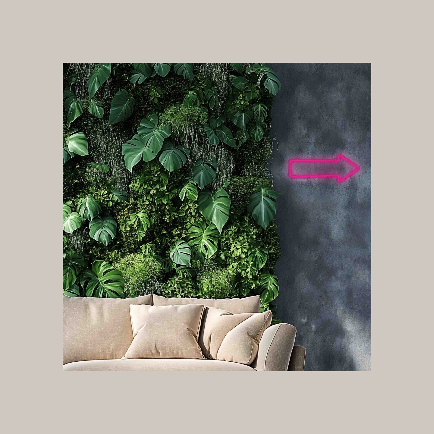 Manta SNL107PK Style Neon Lights ARROW  pink