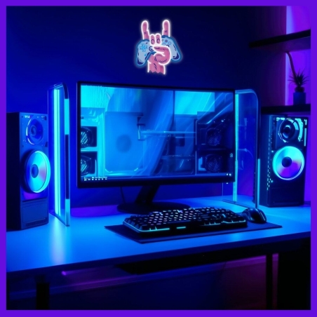 Manta SNL109MT Style Neon Lights HAND WITH GAMEPAD