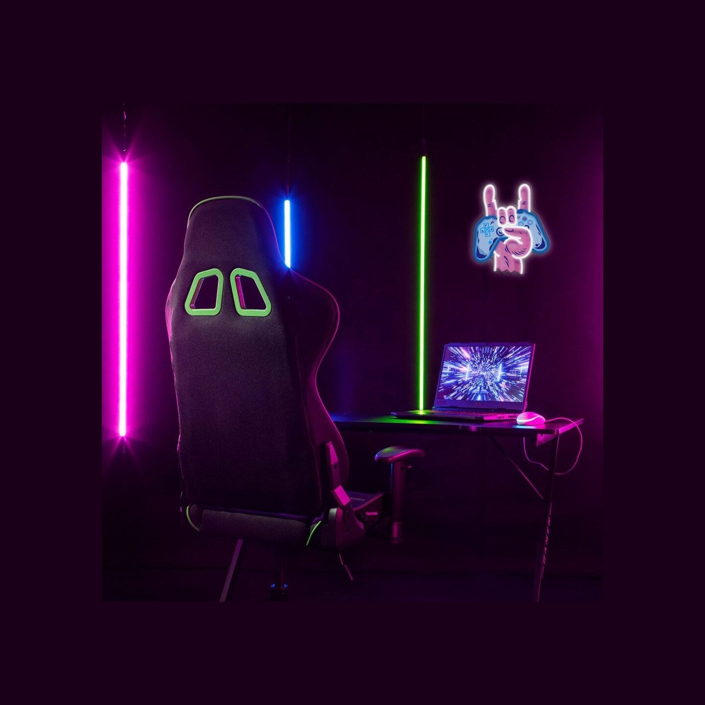Manta SNL109MT Style Neon Lights HAND WITH GAMEPAD