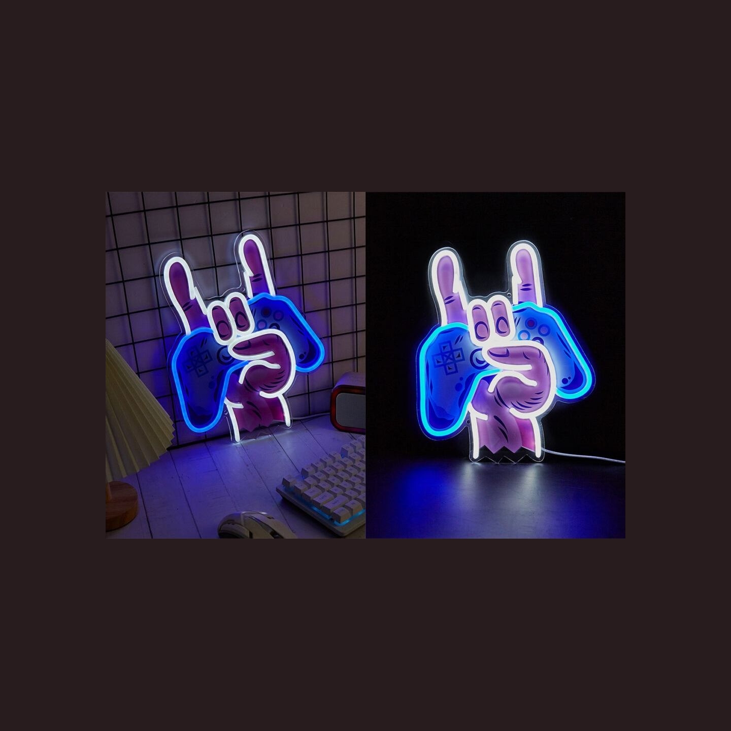 Manta SNL109MT Style Neon Lights HAND WITH GAMEPAD