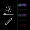 Manta SNL111MT Style Neon Lights GAMING SYMBOLS