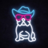 Manta SNL114MT Style Neon Lights BULDOG  WITH GLASSES
