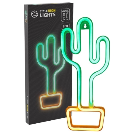Manta SNL07GN Style Neon Lights CACTUS Green/Yellow